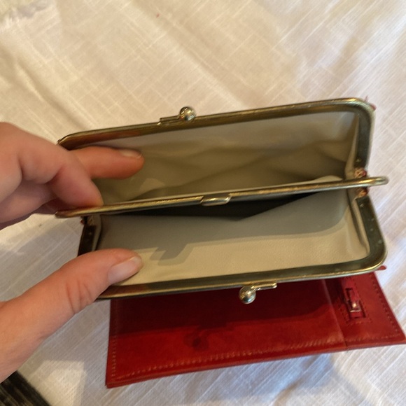 Prince Gardner Genuine Top-grain Cowhide Wallet Coin Purse.Vintage in Red - Picture 8 of 13